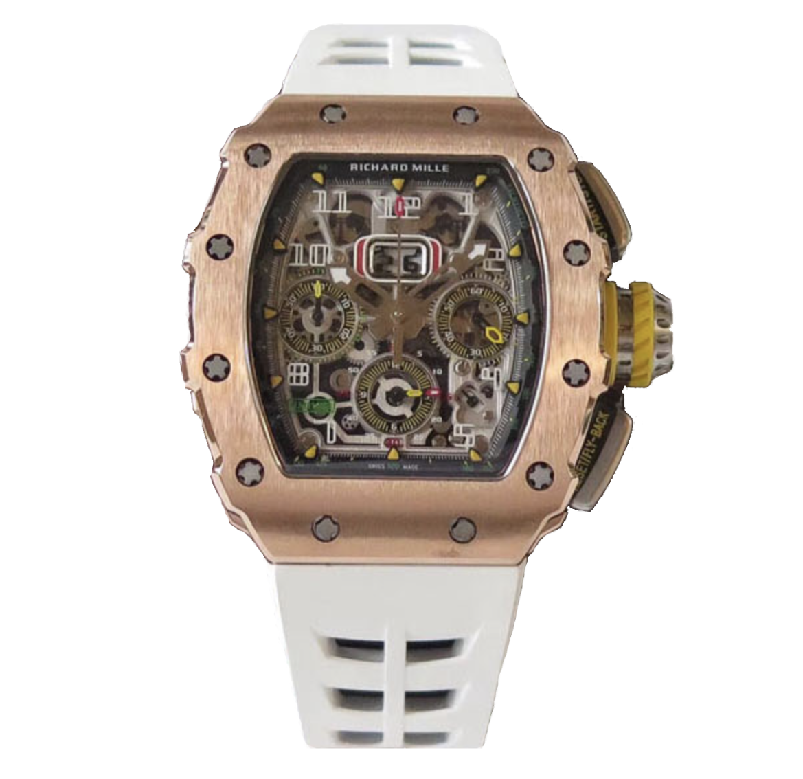 Richard Mille Replica RM11-03 Rose Gold Flyback Chronograph 1 Richard Mille Replica RM11-03 Rose Gold Flyback Chronograph