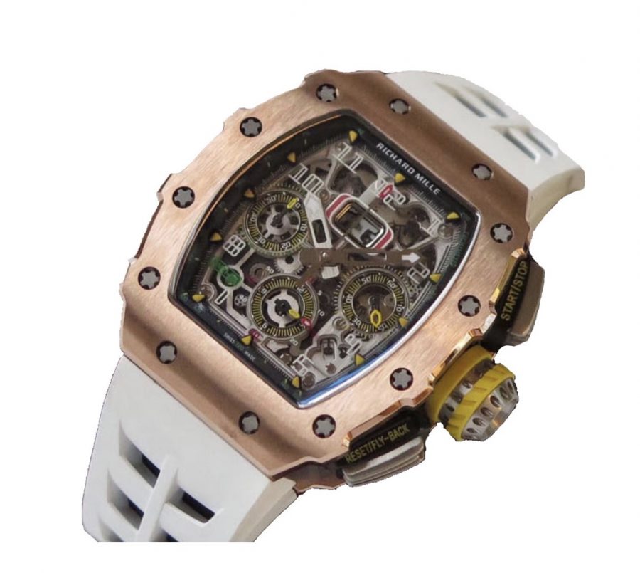 Richard Mille Replica RM11-03 Rose Gold Flyback Chronograph 2 Richard Mille Replica RM11-03 Rose Gold Flyback Chronograph - Image 2