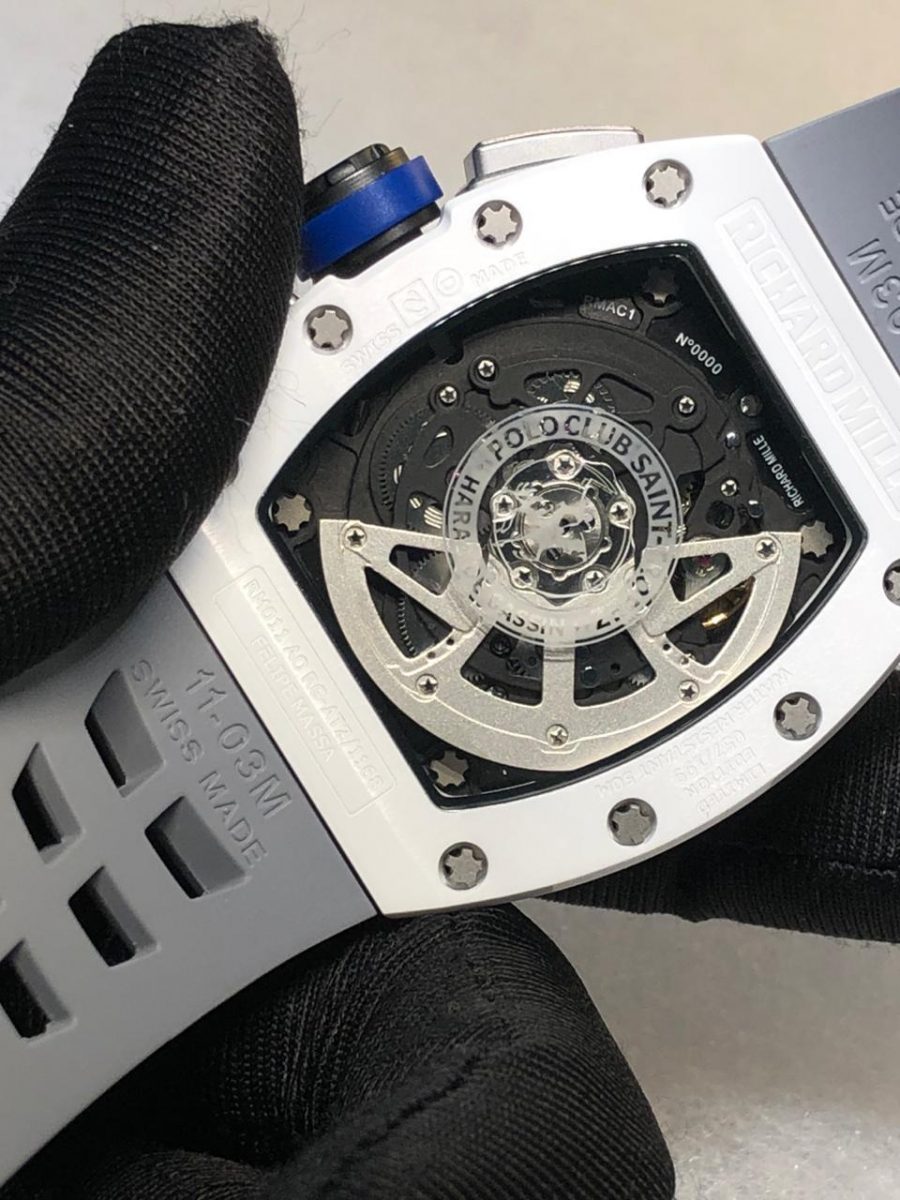 Richard Mille RM011 Replica SAINT TROPEZ White Ceramic 3 Richard Mille RM011 Replica SAINT TROPEZ White Ceramic - Image 3