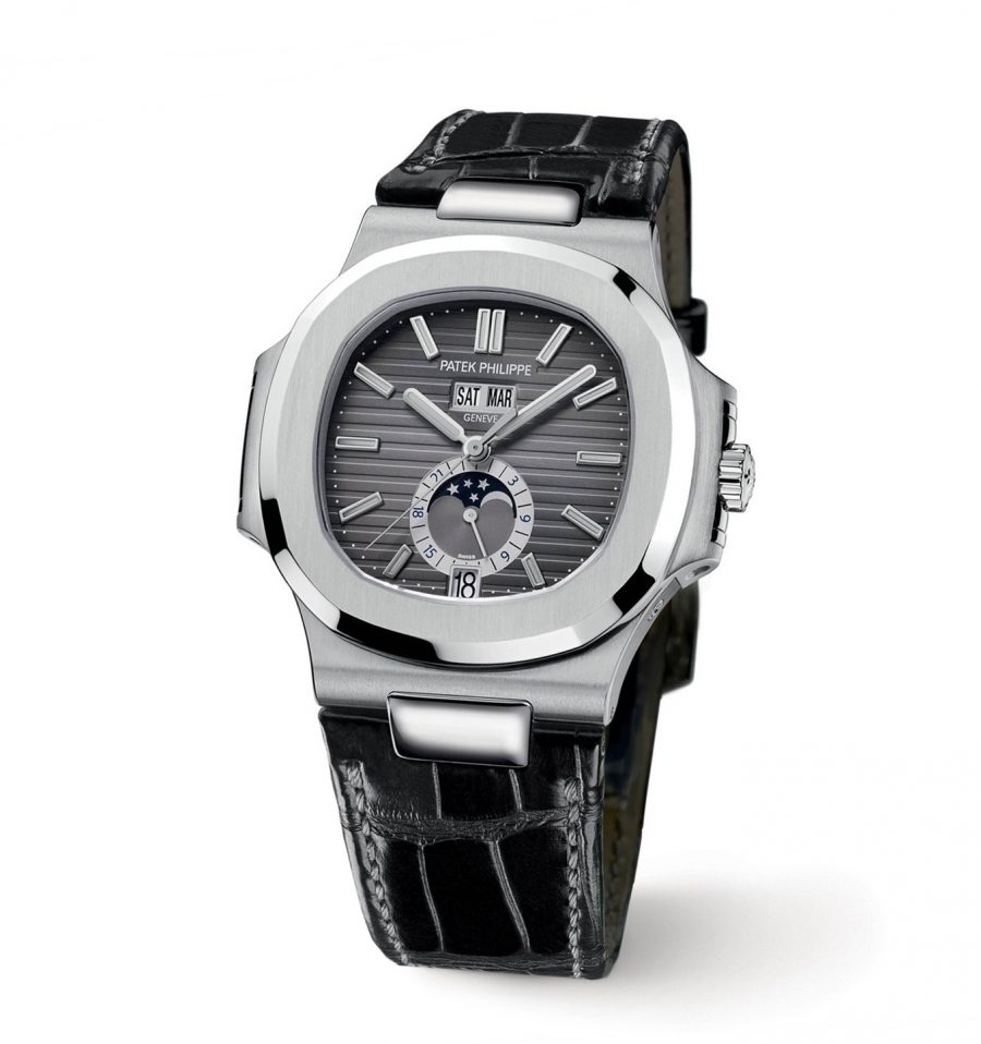 Patek Philippe Nautilus 5726/1A-001 Grey Leather 2 Patek Philippe Nautilus 5726/1A-001 Grey Leather - Image 2