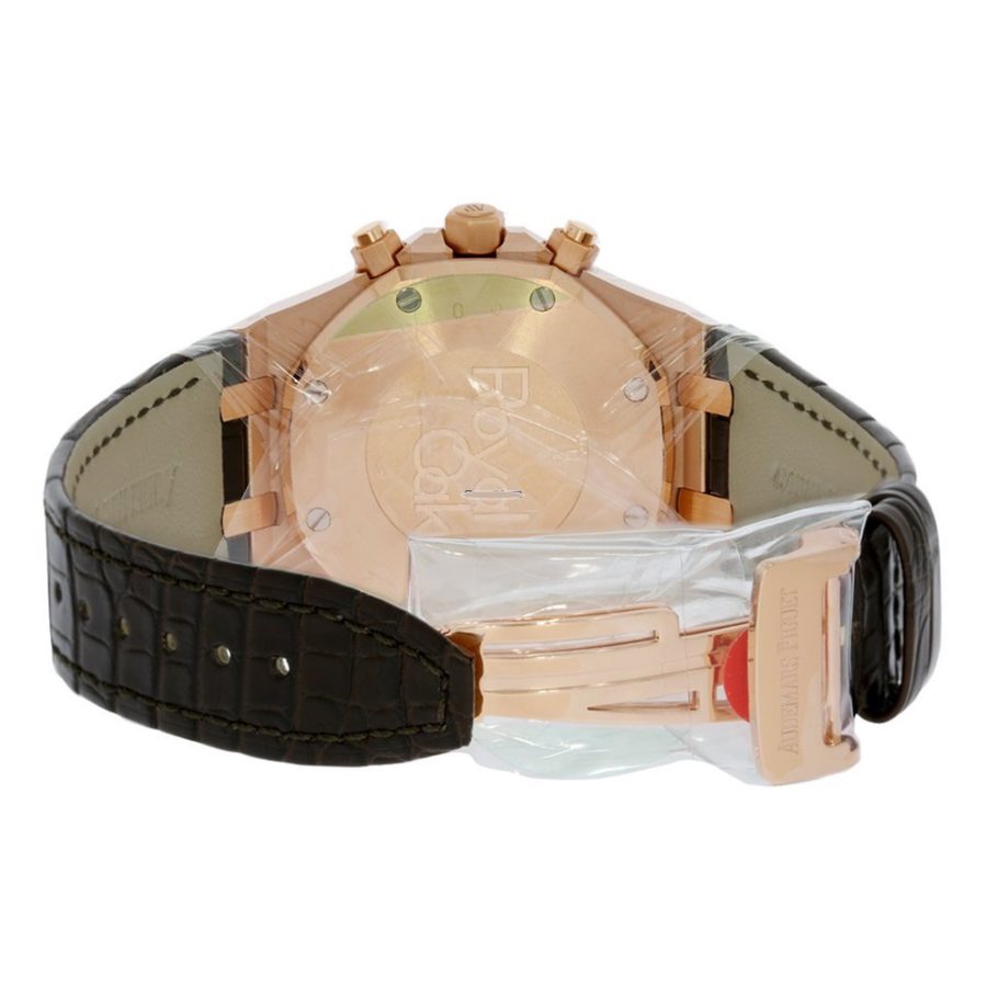 Audemars Piguet Royal Oak Chronograph Rose Gold Brown Dial – 41mm 4 Audemars Piguet Royal Oak Chronograph Rose Gold Brown Dial – 41mm - Image 4