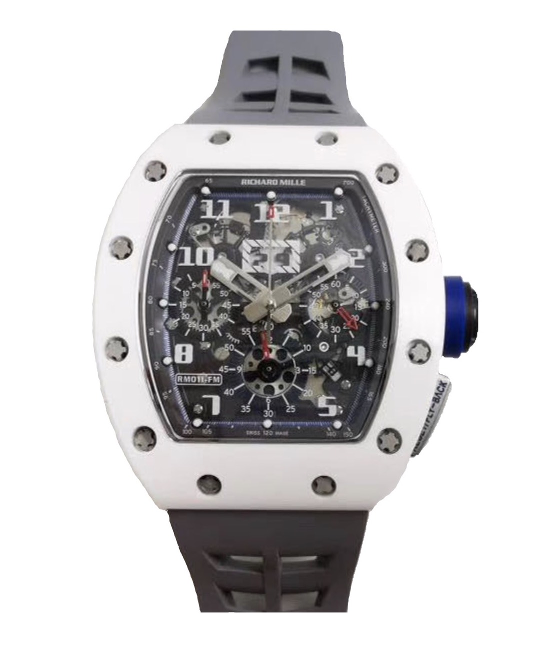 Richard Mille RM011 Replica SAINT TROPEZ White Ceramic 1 Richard Mille RM011 Replica SAINT TROPEZ White Ceramic