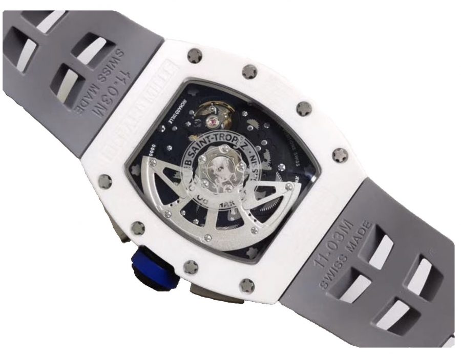 Richard Mille RM011 Replica SAINT TROPEZ White Ceramic 4 Richard Mille RM011 Replica SAINT TROPEZ White Ceramic - Image 4