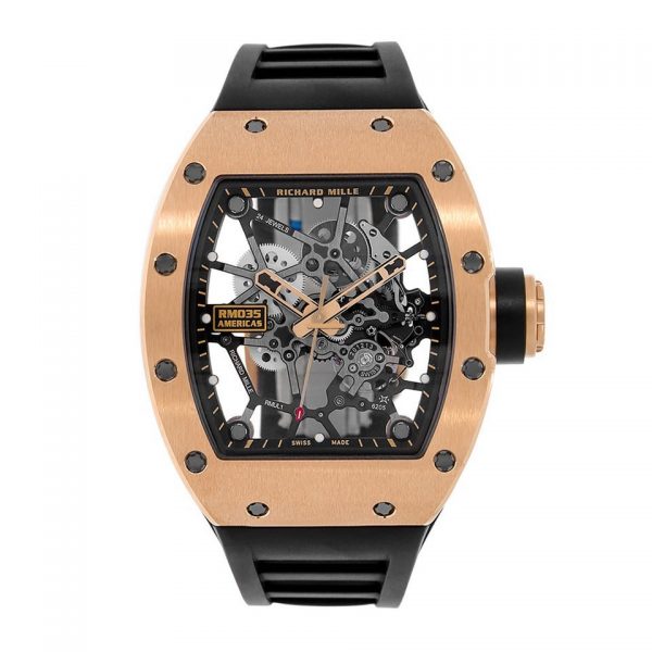 Richard Mille RM035 Replica Toro Americas Edition Rose Gold-48MM 1 Richard Mille RM035 Replica Toro Americas Edition Rose Gold-48MM