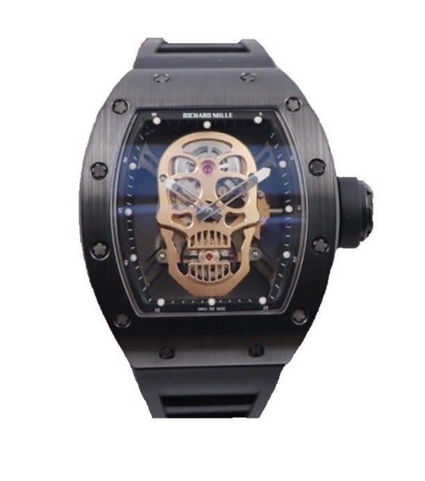Richard Mille RM052 Replica Skull Black Ceramic 1 Richard Mille RM052 Replica Skull Black Ceramic