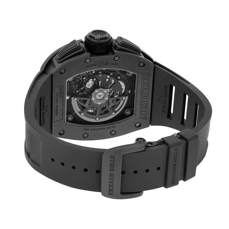 Richard Mille RM011 Felipe Massa Titanium Flyback Chronograph Replica 3 Richard Mille RM011 Felipe Massa Titanium Flyback Chronograph Replica - Image 3
