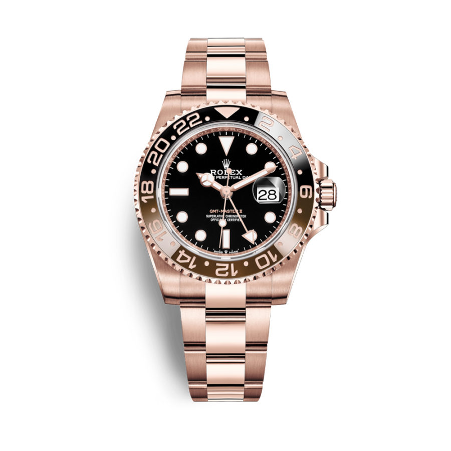 Rolex GMT-Master II Rose Gold 126715CHNR β 40mm Replica 1 Rolex GMT-Master II Rose Gold 126715CHNR β 40mm Replica