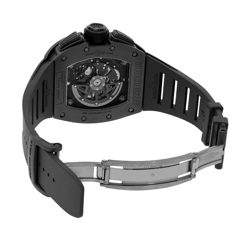 Richard Mille RM011 Felipe Massa Titanium Flyback Chronograph Replica 4 Richard Mille RM011 Felipe Massa Titanium Flyback Chronograph Replica - Image 4