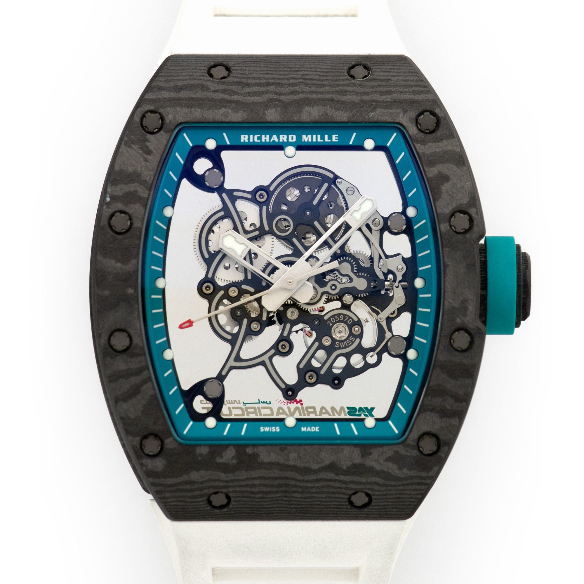 Richard Mille RM055 Yas Marina Circuit Carbon Replica 1 Richard Mille RM055 Yas Marina Circuit Carbon Replica