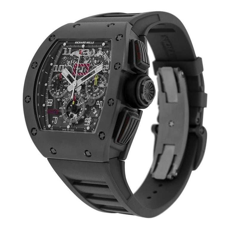 Richard Mille RM011 Felipe Massa Titanium Flyback Chronograph Replica 2 Richard Mille RM011 Felipe Massa Titanium Flyback Chronograph Replica - Image 2