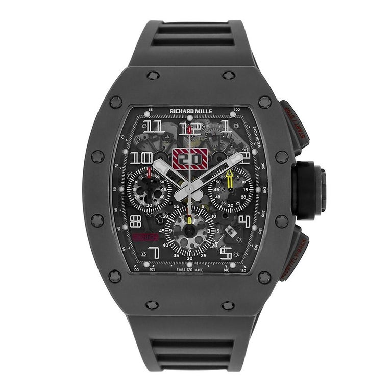 Richard Mille RM011 Felipe Massa Titanium Flyback Chronograph Replica 1 Richard Mille RM011 Felipe Massa Titanium Flyback Chronograph Replica