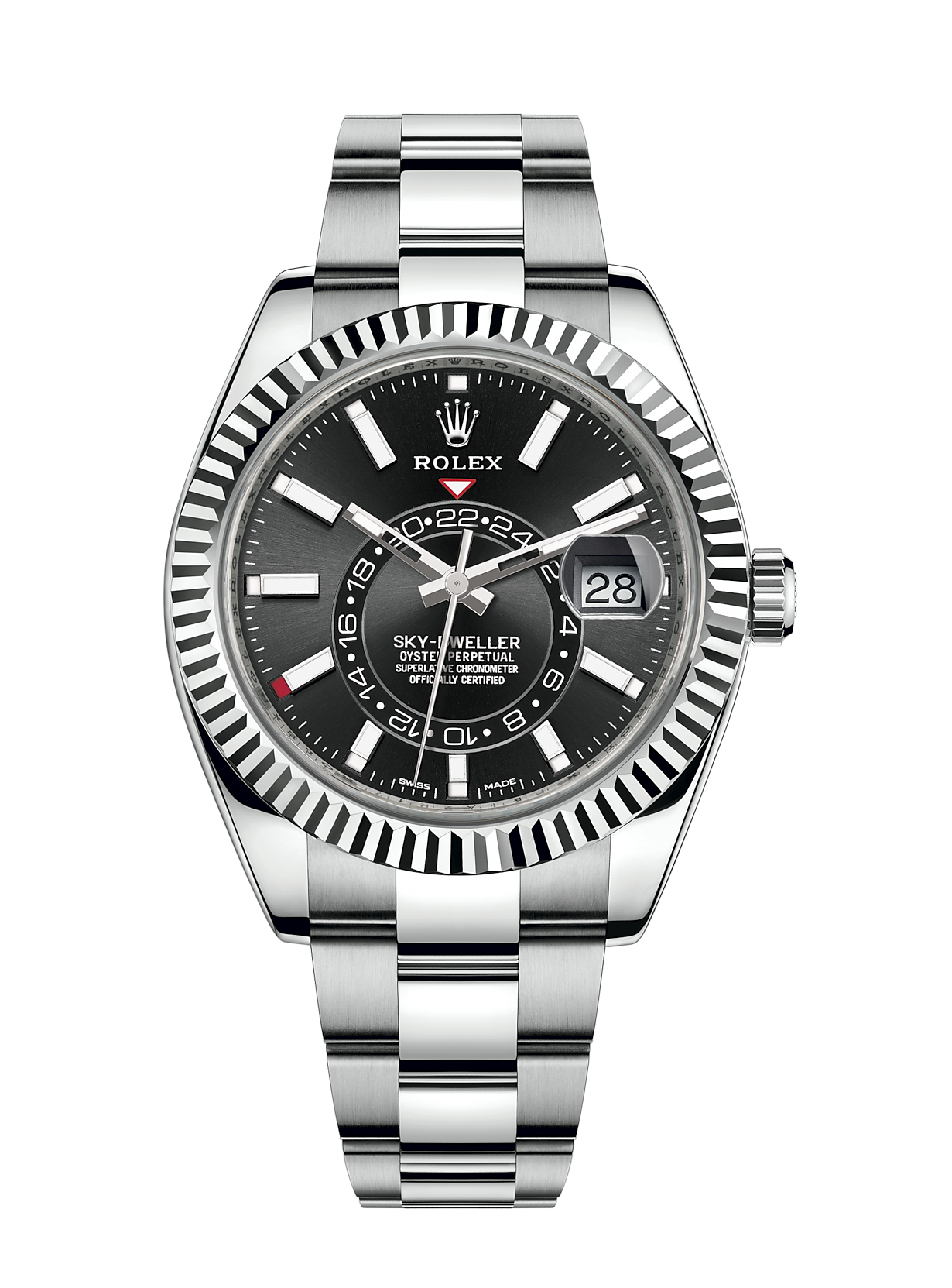 Rolex Sky-Dweller 42mm Black Dial Stainless Steel 326934 1 Rolex Sky-Dweller 42mm Black Dial Stainless Steel 326934