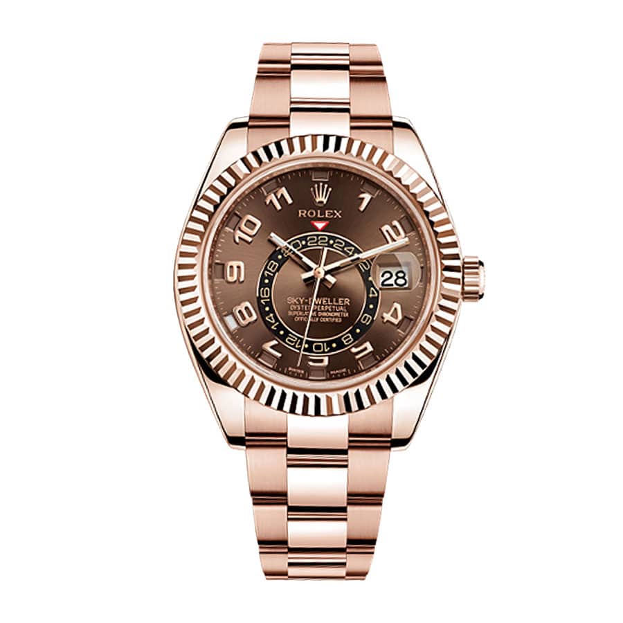 Rolex Sky-Dweller 42mm Chocolate Everose Gold 326935 1 Rolex Sky-Dweller 42mm Chocolate Everose Gold 326935