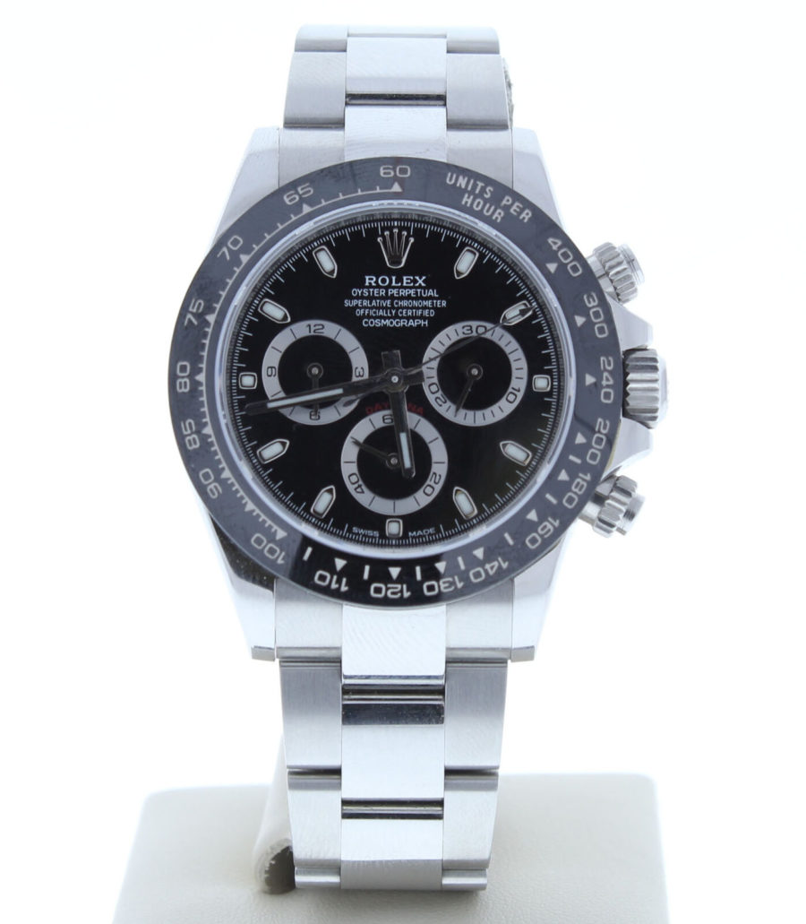 Rolex Daytona Ceramic Bezel Stainless Steel Black Dial 116500LN 40mm 1 Rolex Daytona Ceramic Bezel Stainless Steel Black Dial 116500LN 40mm