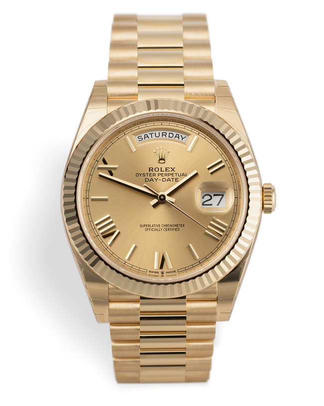 Rolex Day-Date 40 Champagne Colour Dial 228238 1 Rolex Day-Date 40 Champagne Colour Dial 228238